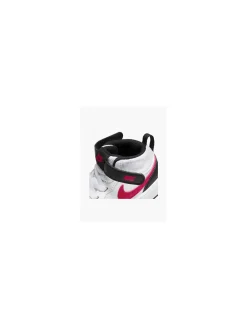 Nike White/ Red/ Black Toddler Court Borough Mid 2 Trainer