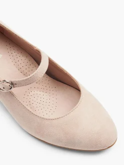 Nude Heeled Court Heel