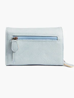 Pale Blue Double Flapped Purse