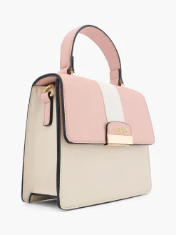Pink & Beige Crossbody Bag