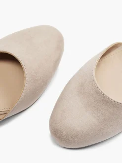 Pink Cross Strap Block Heels