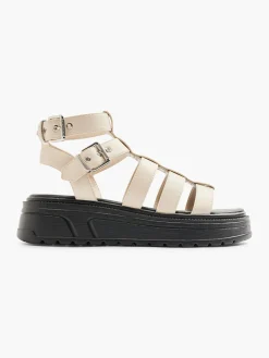 Platform Chunky Sandal with Contrasting Sole