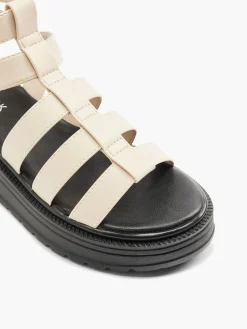 Platform Chunky Sandal with Contrasting Sole