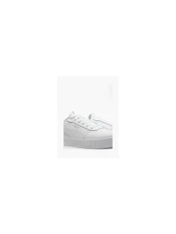 PUMA Carina2.0 Jr White Lace-up Trainers
