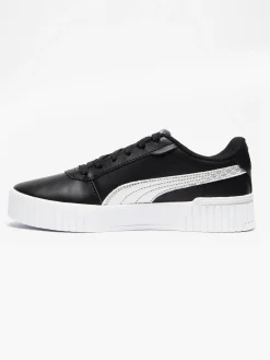 Puma Teens Black Carina 2.0 Mermaid Lace-up Trainer