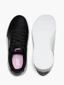 Puma Teens Black Carina 2.0 Mermaid Lace-up Trainer
