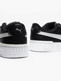 Puma Teens Black Carina 2.0 Mermaid Lace-up Trainer
