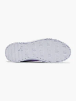 Puma White/Purple Carina 2.0 Lace-up Trainer