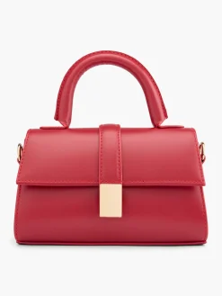 Red Mini Bag with Shoulder Bag