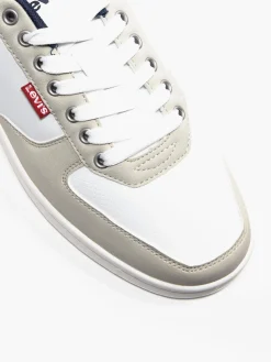 Reece Navy/White Lace Up Casual Trainers