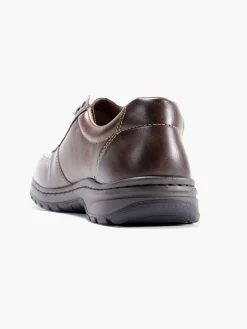 Rieker Hudson Toffee/Wood Lace up Trainer