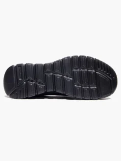 Skechers Black Slip On Trainers