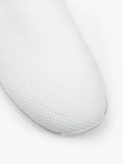 Skechers White Slip On Trainers