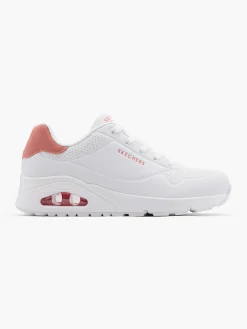 Solitaire Skechers Pink/White Trainers