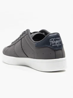 Steadman Grey Lace Up Casual Trainers