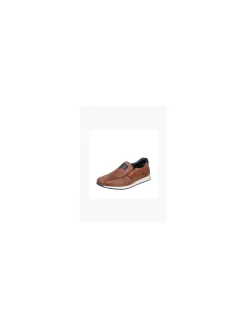 Tan Leather Casual Slip-on Shoe