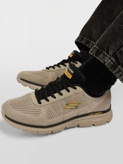 Taupe Burns 2.0 Skechers Trainers
