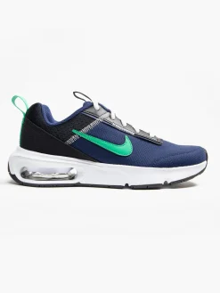 Teen Air Max Interlk Navy/Green Trainers