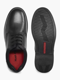 Teen Boy Hush Puppies Leather Lace-up School Shoes - Dual Fit