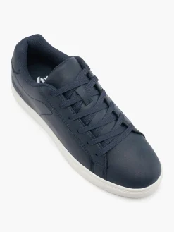 Teen Boy Lace Up Cupsole Trainers Navy Blue