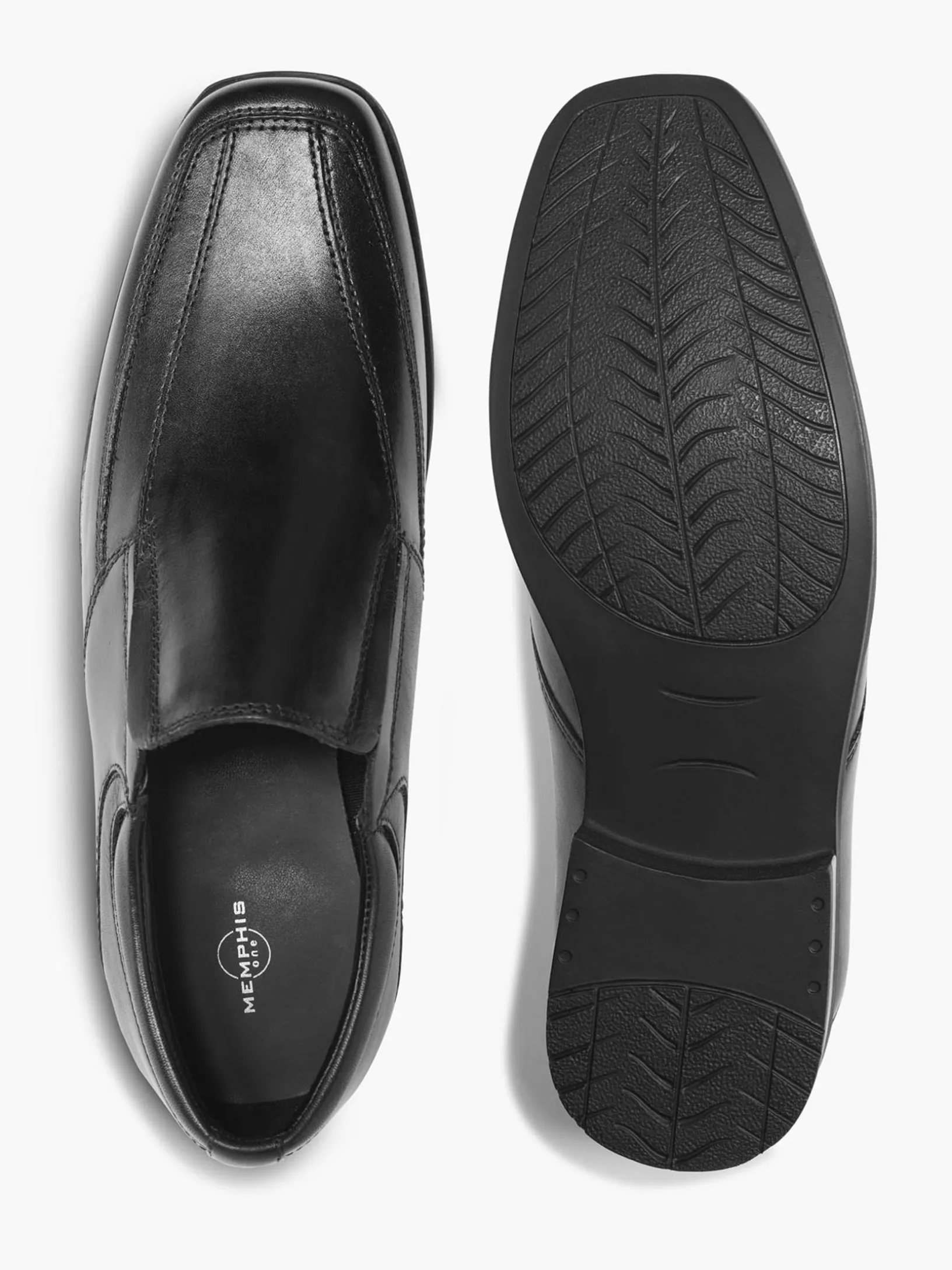 Teen Boy Leather Formal Slip On Shoe