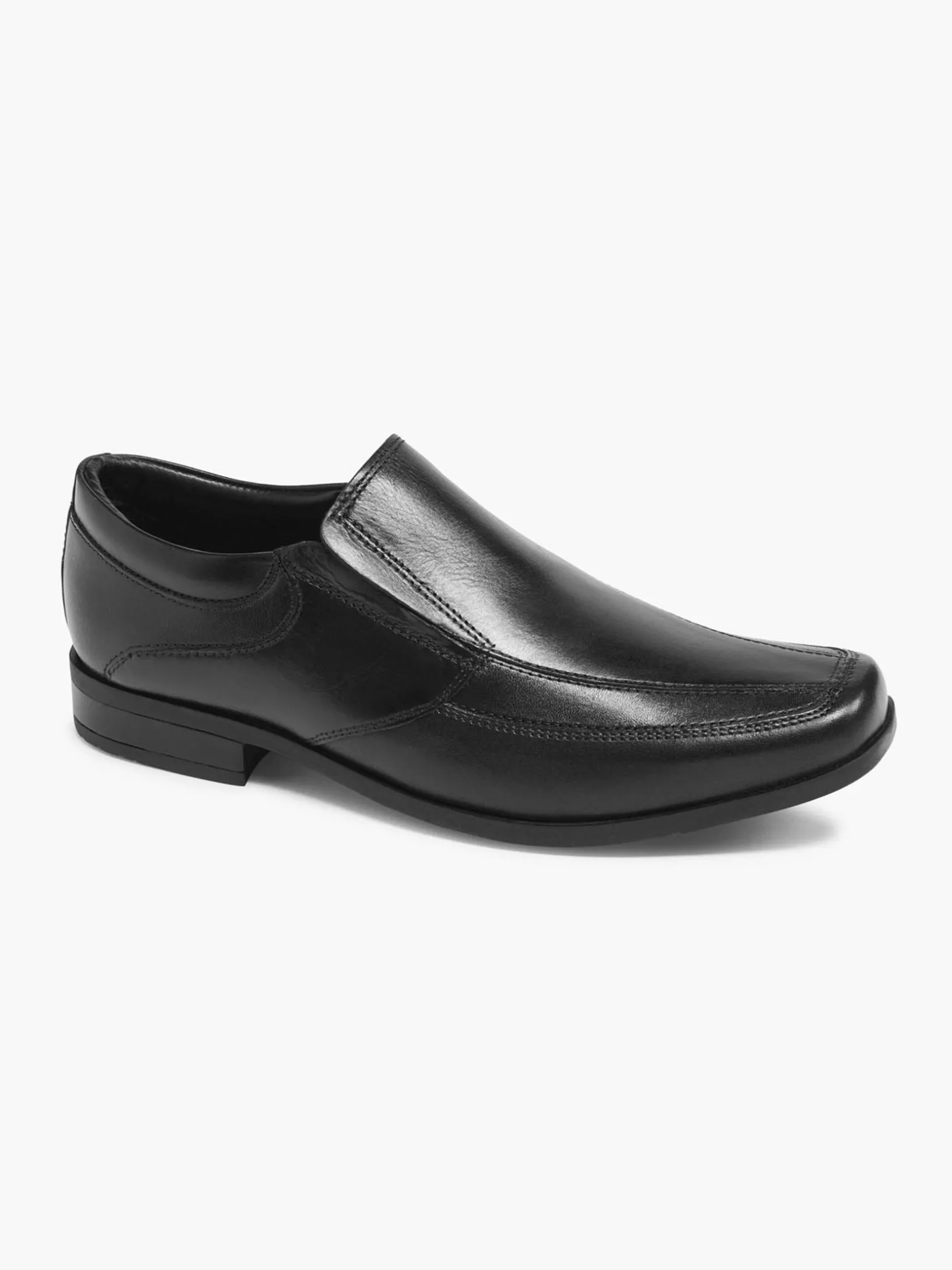 Teen Boy Leather Formal Slip On Shoe