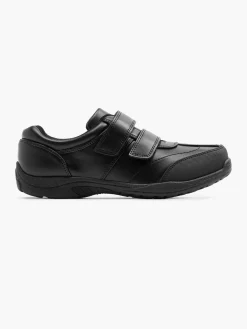 Teen Boy Twin Velcro School Shoe