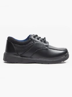 Teen Boys Black Chunky Lace Up Shoes