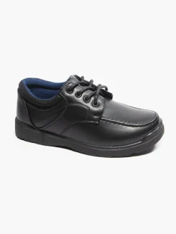 Teen Boys Black Chunky Lace Up Shoes