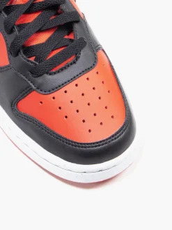Teen Boys Nike Red/Black Court Borough Low Recraft Trainers