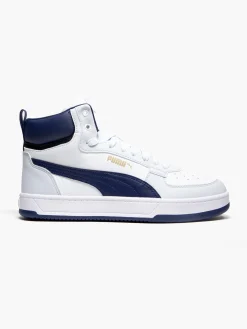 Teen Caven 2.0 Mid White/Blue Trainers