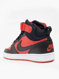 Teen Court Borough Mid 2 Red/Black Trainers
