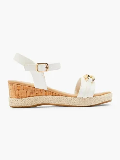 Teen Girl Chain Detail Wedge Sandal