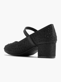 Teen Girl Gem Heeled Party Shoe
