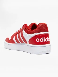 Teen Hoops 3.0 White/Red Trainers
