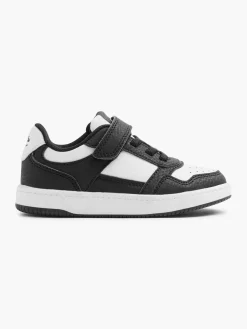 Toddler Boy Black & White Trainers