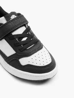 Toddler Boy Black & White Trainers