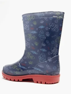 Toddler Boys Space Wellies