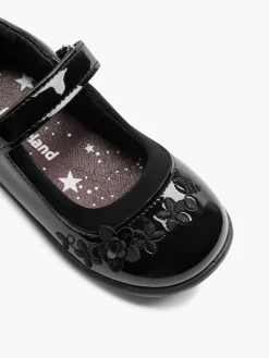 Toddler Girl Bar Shoe With Flowers