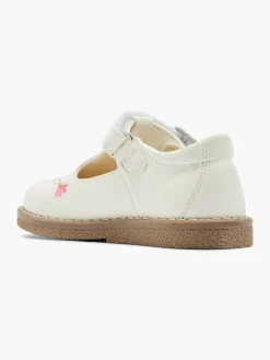 Toddler Girl Floral Embroidered T-Bar Shoe