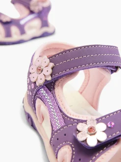 Toddler Girl Flower Detail Sandals