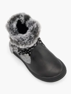 Toddler Girl Fur Lined Heart Detail Boot