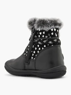 Toddler Girl Fur Lined Heart Detail Boot