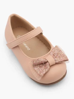 Toddler Girl Glitter Bow Ballerina