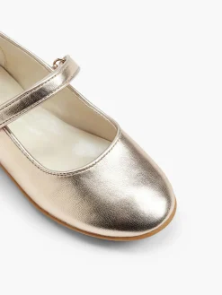 Toddler Girl Gold Glitter Ballerina