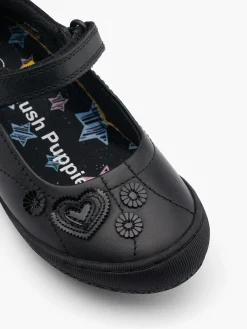Toddler Girl Leather Hush Puppies School Shoe