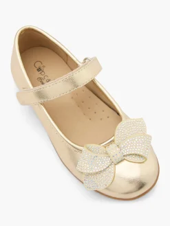 Toddler Girl Metallic Gold Ballerina