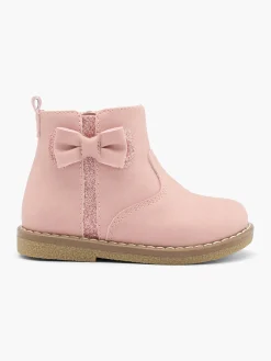 Toddler Girl Pink Bow Chelsea Boot