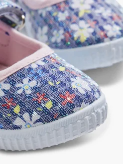 Toddler Girls Cupcake Couture Floral Canvas Shoes