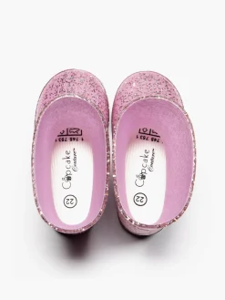 Toddler Girls Pink Glitter Wellies